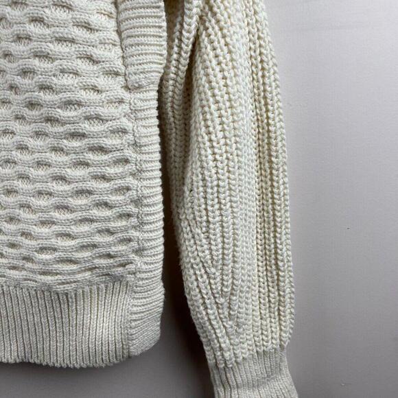 Haven Well Within Organic Cotton Layered Knit Sweater L - Picture 9 of 9
